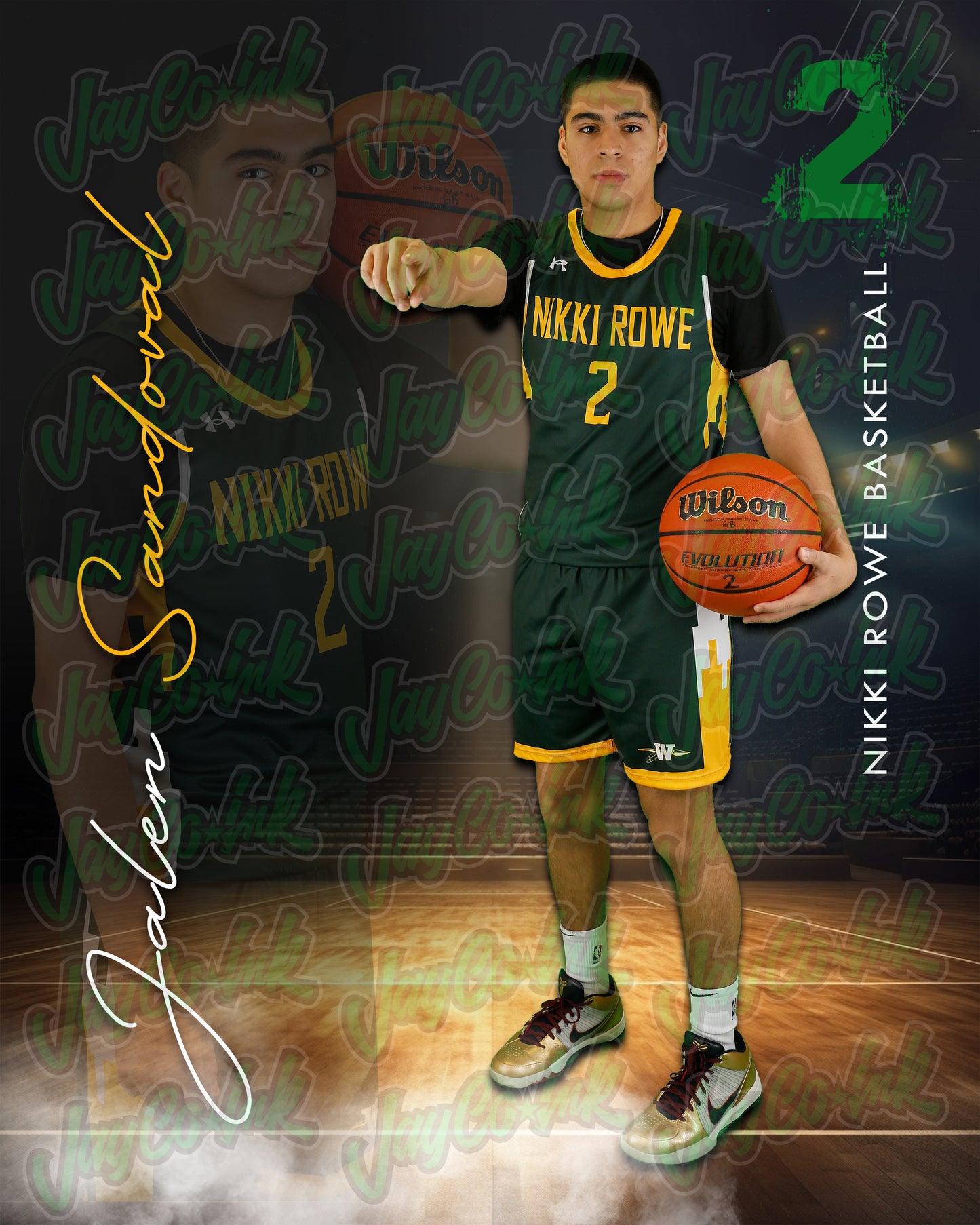 Rowe Varsity Basketball- Jalen #2