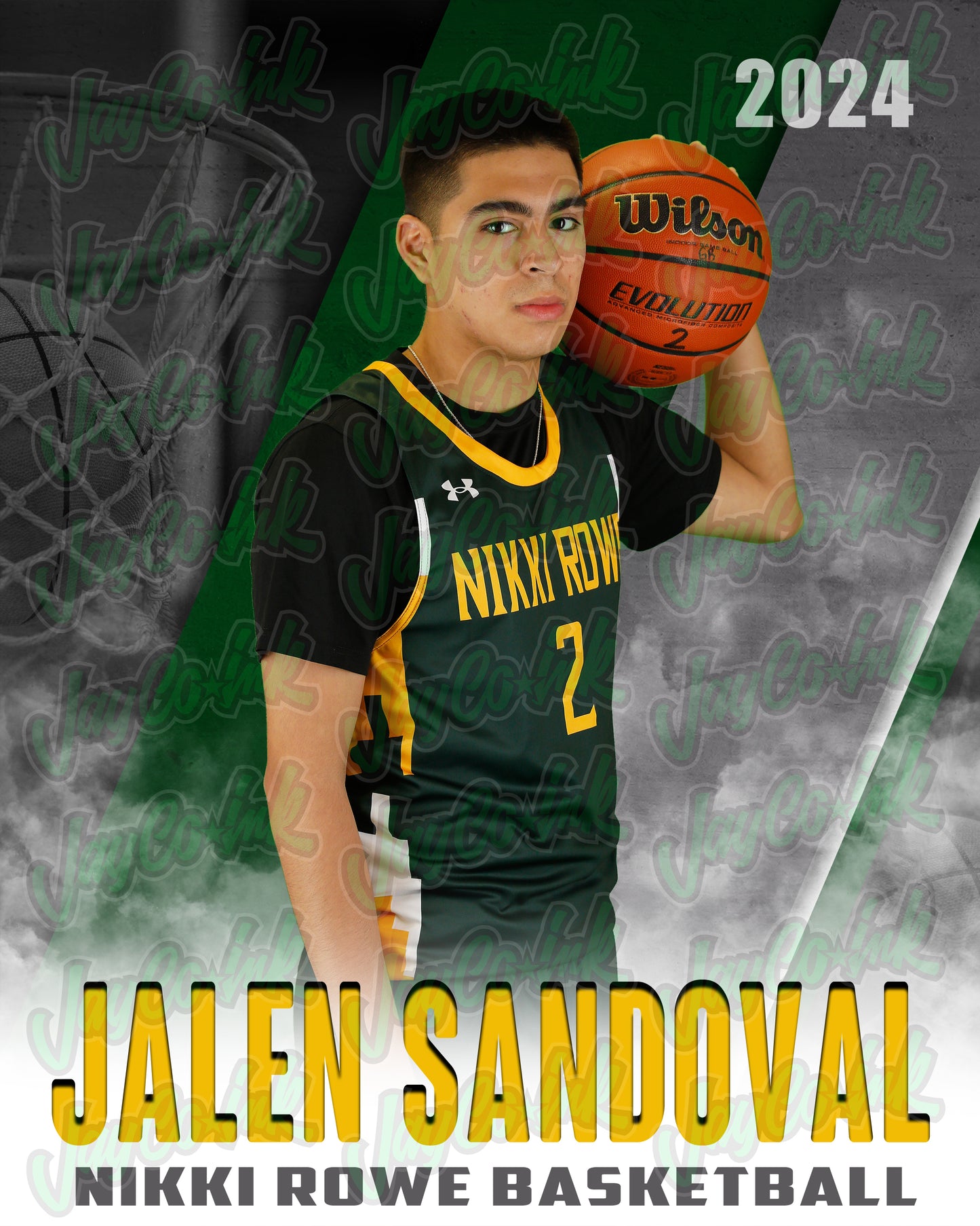 Rowe Varsity Basketball- Jalen #2