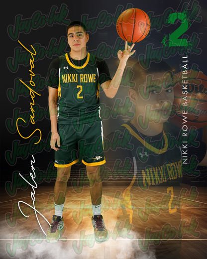 Rowe Varsity Basketball- Jalen #2