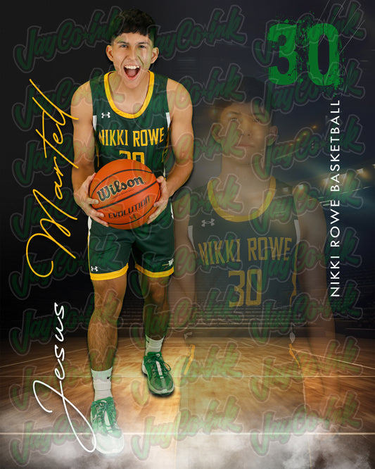 Rowe Varsity Basketball- Jesus #30