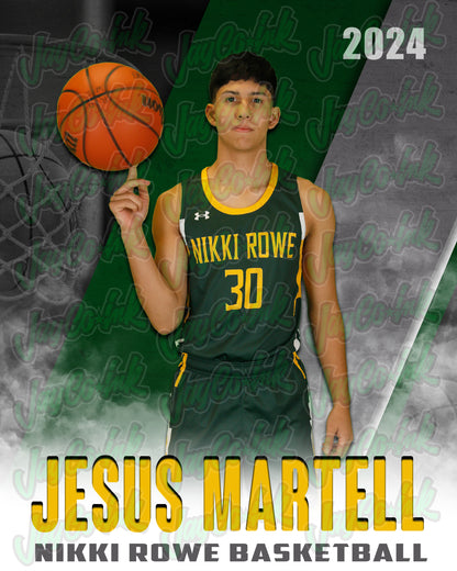 Rowe Varsity Basketball- Jesus #30