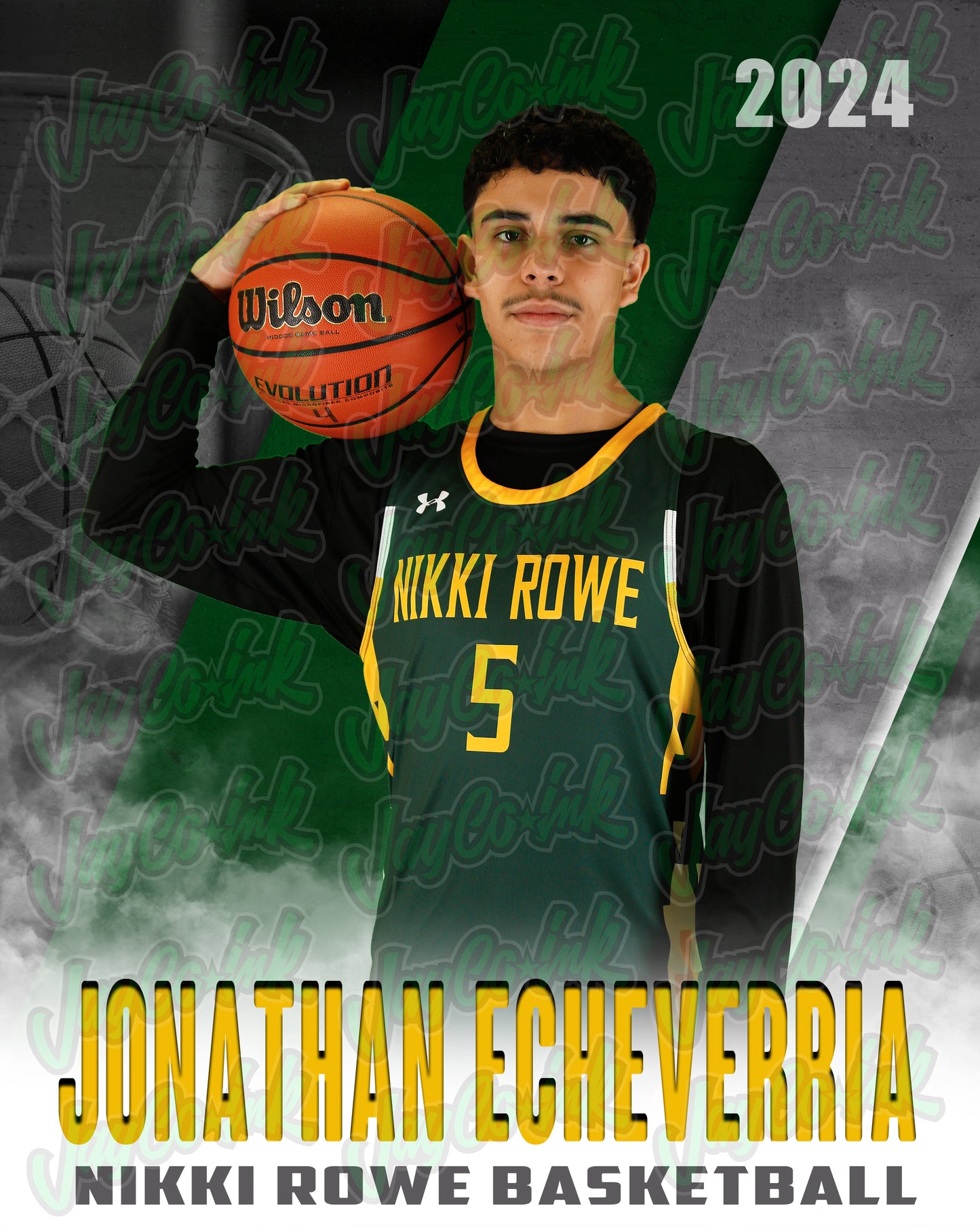 Rowe Varsity Basketball- Jonathan #5