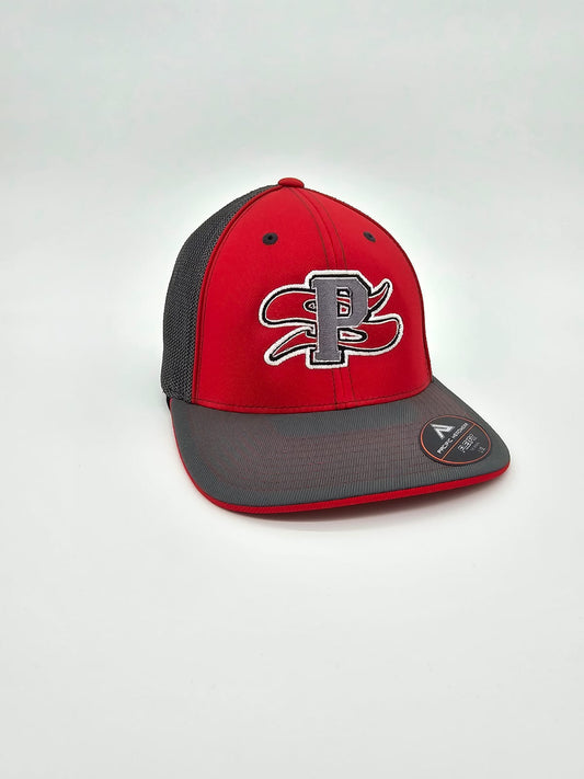 Red/Grey - Sharyland Pioneer Flexfit Cap