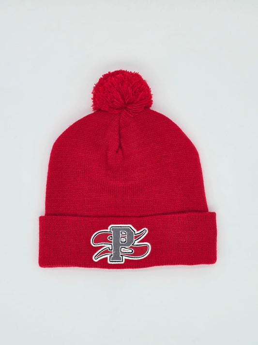 Red - Sharyland Pioneer SP Pom Pom Beanie