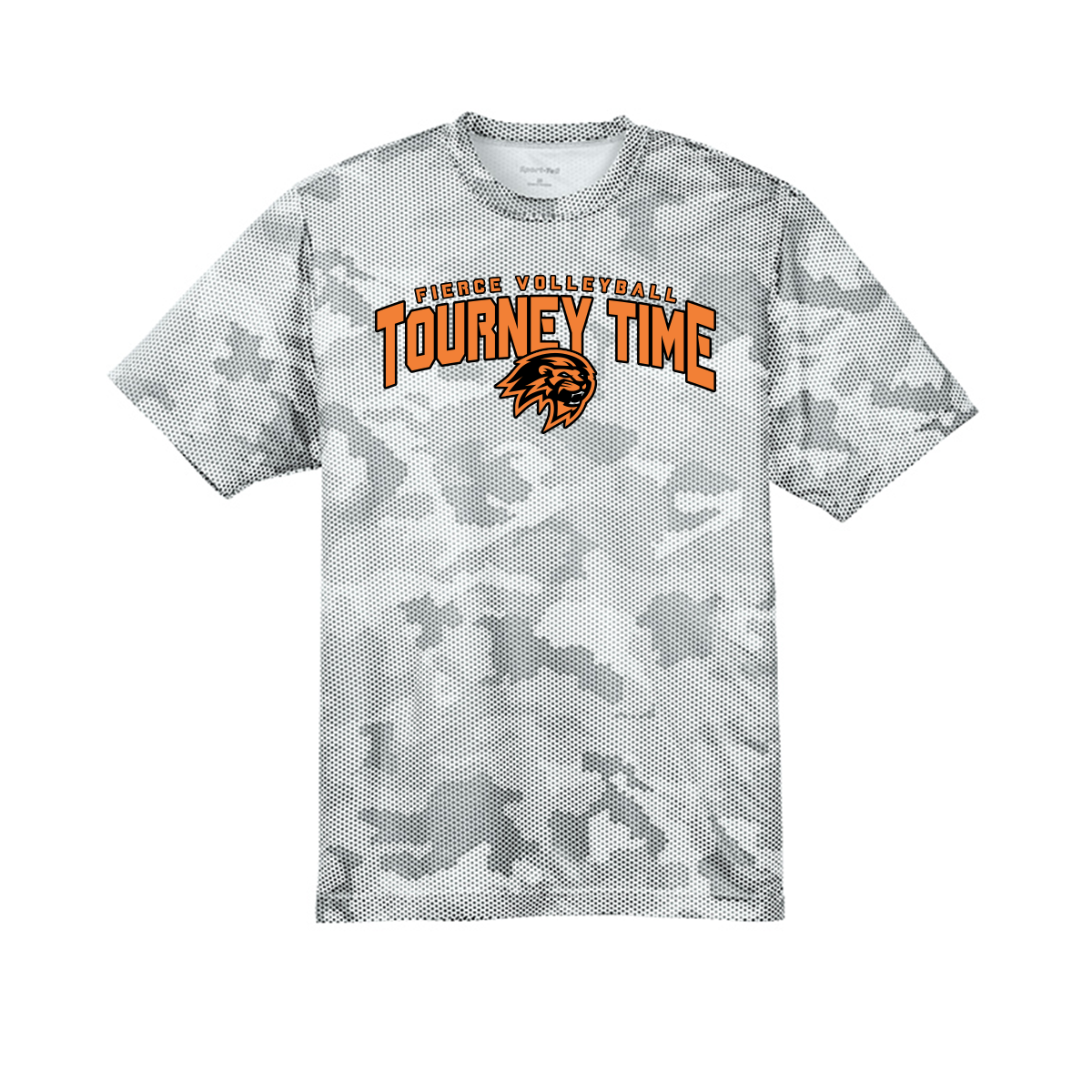 Fierce Volleyball Tourney Shirts - Short Sleeve - White Camo