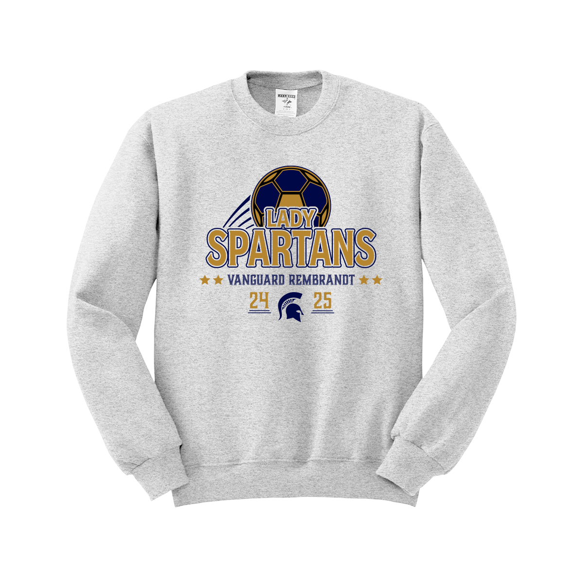 Vanguard Lady Spartans Soccer - Crewneck - Ash