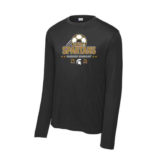 Vanguard Lady Spartans Soccer - Fan Shirt - Long Sleeve - Black