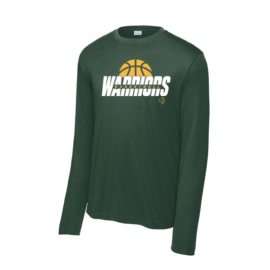 2025 Nikki Rowe Basketball - Warriors Basketball Shirt - Long Sleeve - Green