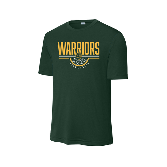 2025 Nikki Rowe Basketball - Warriors Basketball Net Shirt - Short Sleeve - Green