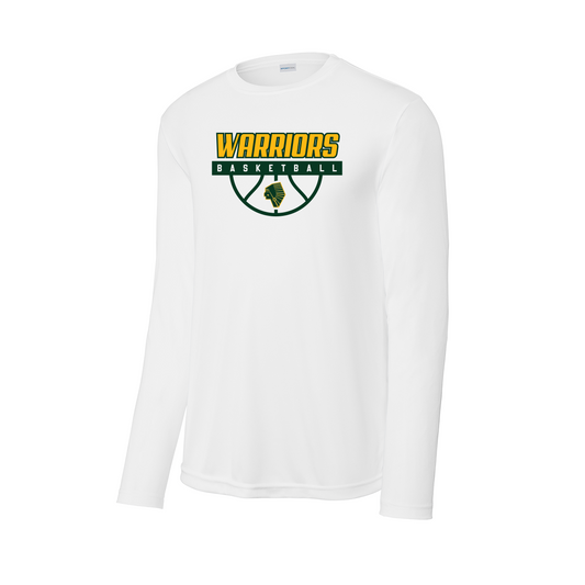 2025 Nikki Rowe Basketball - Warriors Basketball Shirt - Long Sleeve - White